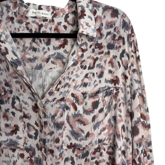 Bella Dahl Hipster Relaxed Animal Print Button Down Shirt - Picture 5 of 8
